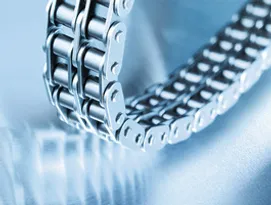 IWIS Roller Chain — triple-strand, high-load variant