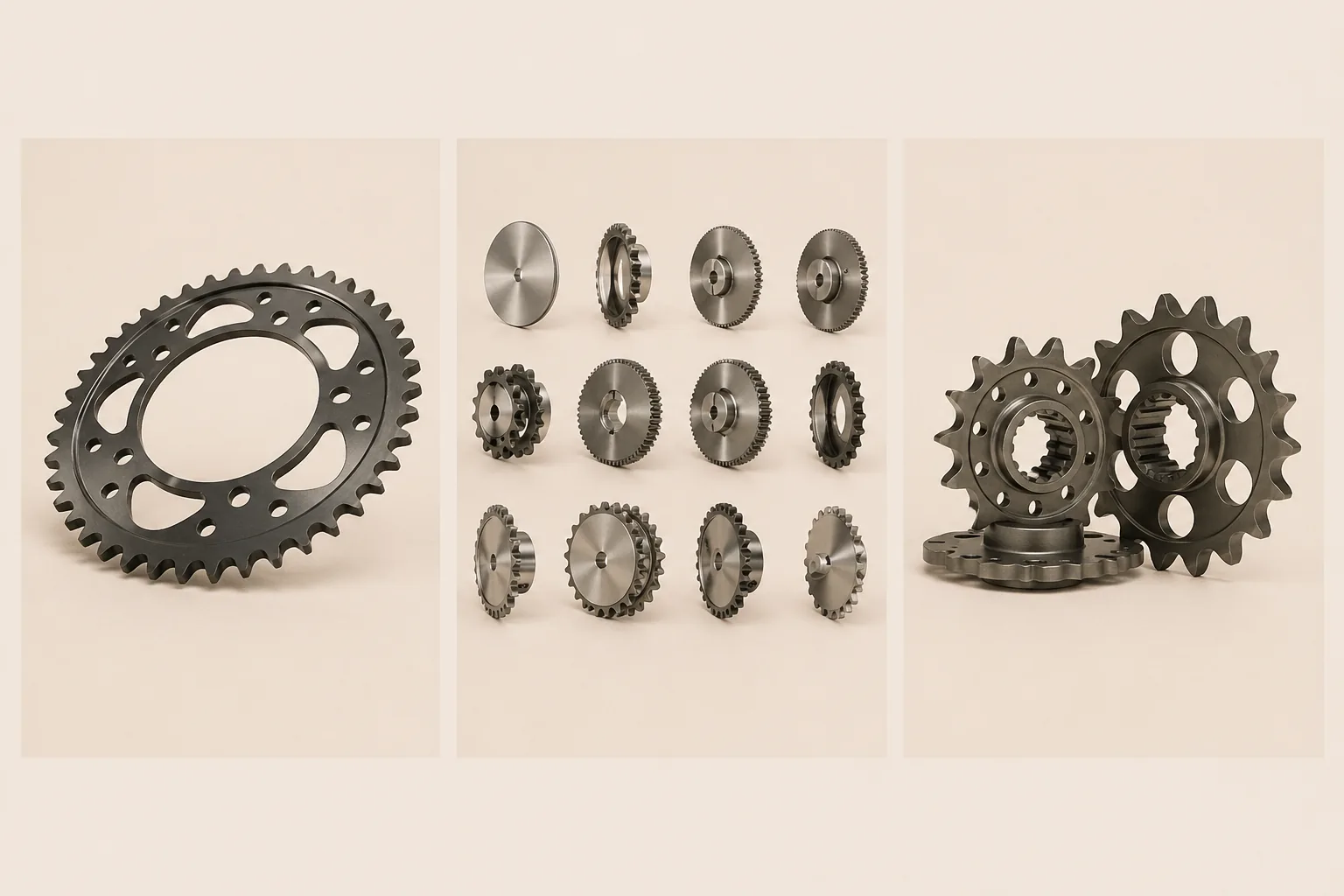 Sprockets and Pulley — heavy-duty drive components and gear wheels