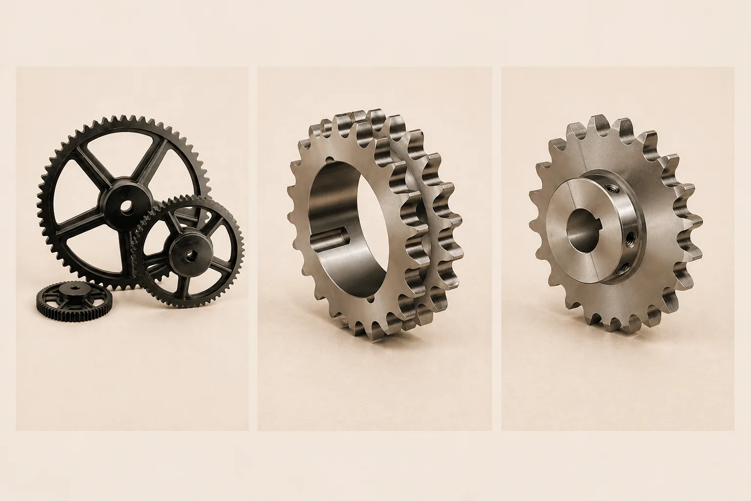 Sprockets and Pulley — roller chain sprockets and timing pulleys range